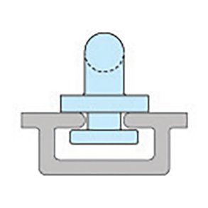 Bainbridge Allslip Mast Slides 22.2mm for Internal