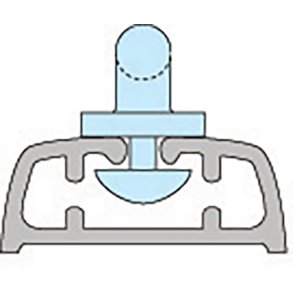 Bainbridge Allslip Mast Slugslides 15.6mm for Seld