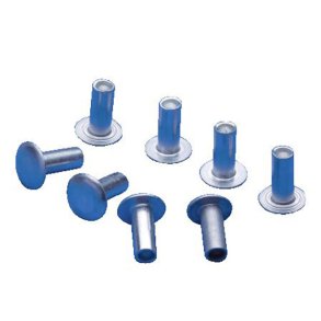 Bainbridge Aluminium Semi-Tubular Rivets 4.2 x 12.