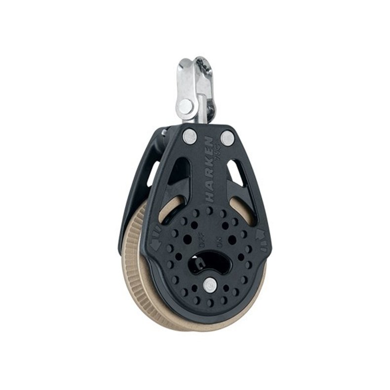 Harken Carbo Ratchet blok 75 mm - 1,5 x grip