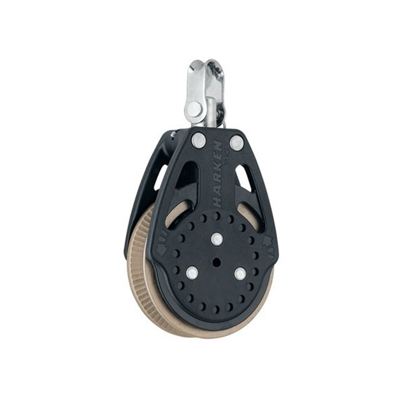 Harken Carbo Ratchamatic blok 75 mm- 1,5 x grip