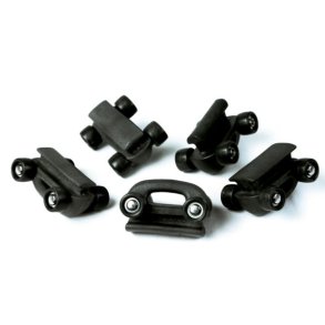 Rutgerson 1530-19-XX Slide kun med 15,5 mm hjul