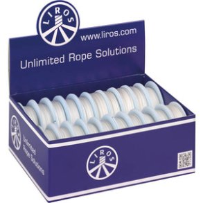 Liros Taklegarn 0,5 mm hvid vokset 80 m