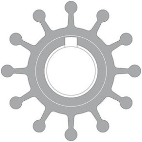 Johnson Impeller 09-804B Nitril 57,1 mm