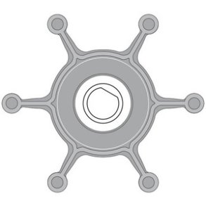 Johnson Impeller 09-824P-9 50,8 mm