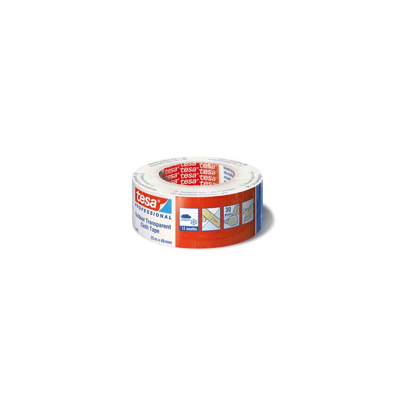 Tesa Gaffa tape KLAR. 48mm 25m