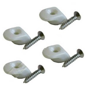 Blue Performance White hooks / screws