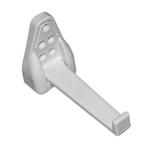 Mastetrin i plast - hvid