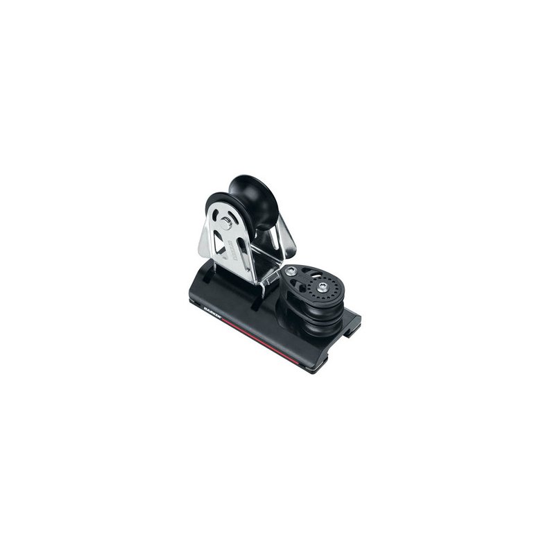 Harken 27 mm MR CB 4:1 Genoavogn m. dobbeltblok