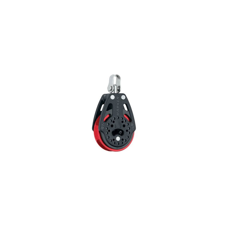 Harken Ratchet blok 57 mm enkelt m. svirvel