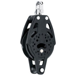 Harken Ratchet blok 57 mm enkelt m. svirvel og hun