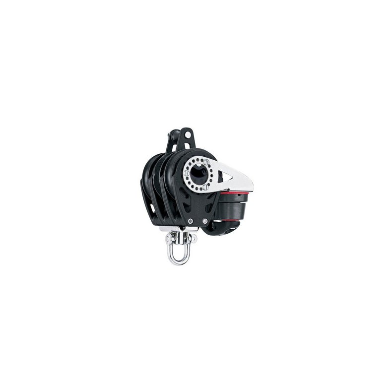 Harken Ratchet blok 57 mm tripel, svirvel hunsvot