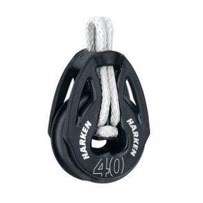 Harken T2 Blok 40 mm enkelt m. LOOP