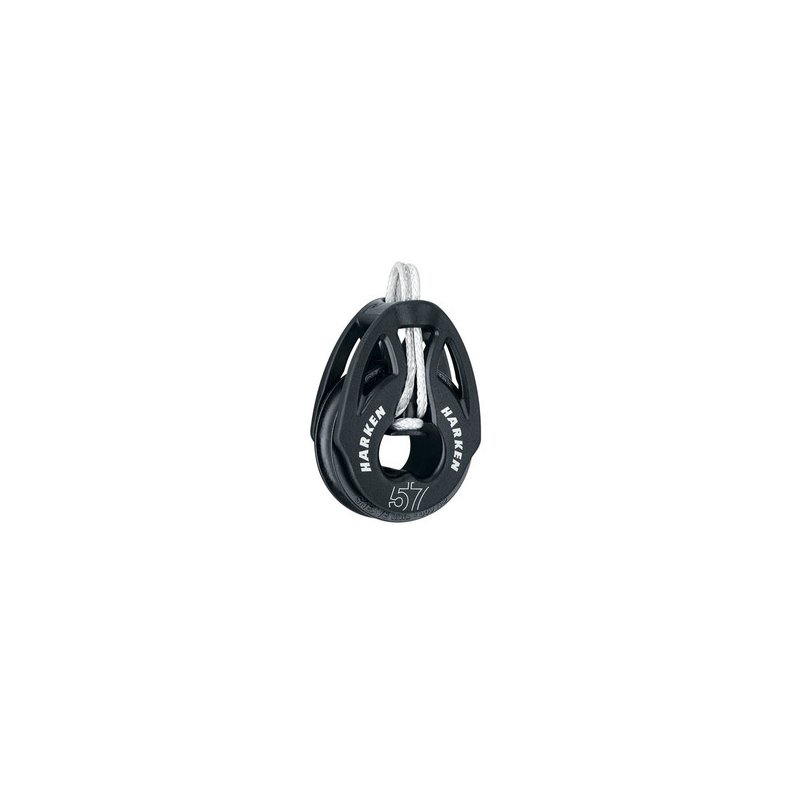 Harken T2 Blok 57 mm enkelt m. LOOP