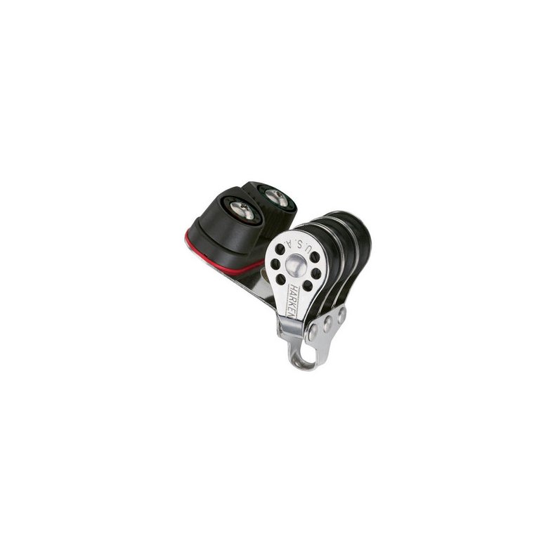 Harken Microblok 22 mm tripel Carbo-Cam