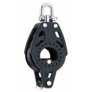 Harken Carbo Blok 57 mm enkelt m. hunsvot