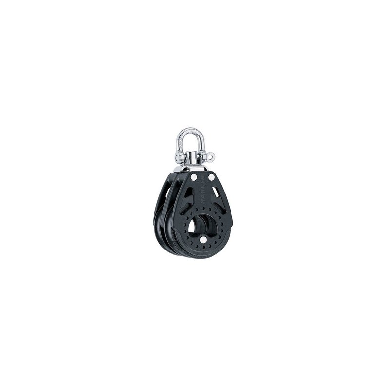 Harken Carbo Blok 57 mm dobbelt, svirvel