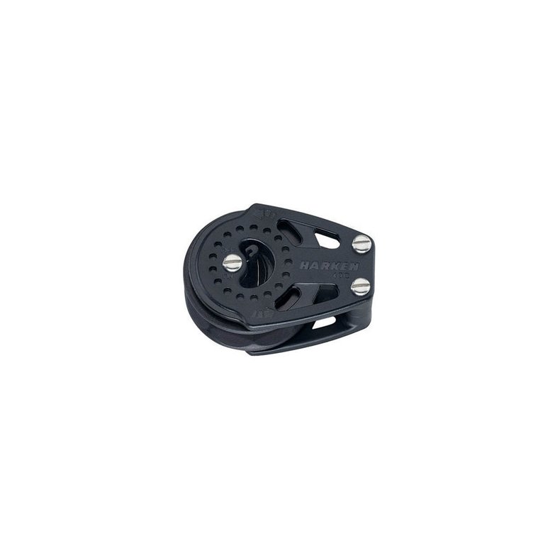 Harken Carbo Ratchet Blok 40 mm enkelt, skildpadde