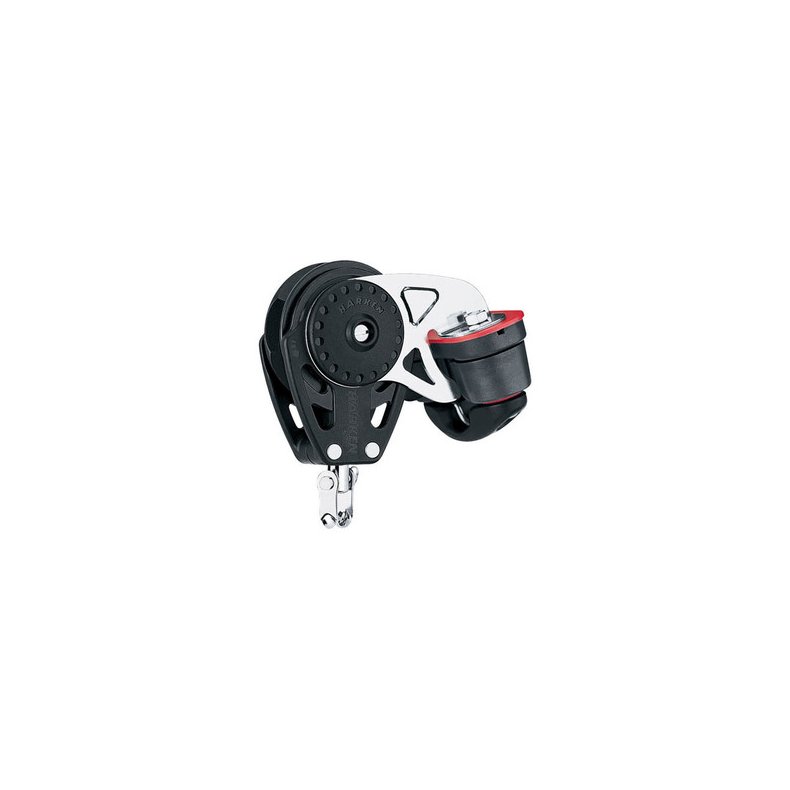 Harken Carbo Ratchamatic Blok 57 mm enkelt Cam-Mat