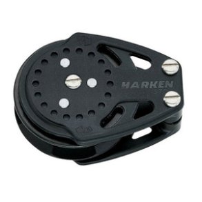 Harken Carbo Ratchamatic Blok 57 mm enkelt, skildp