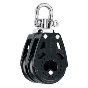 Harken Carbo Blok 40 mm dobbelt, svirvel