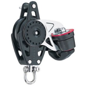 Harken Carbo Blok 40 mm enkelt , svirvel , hunsvot