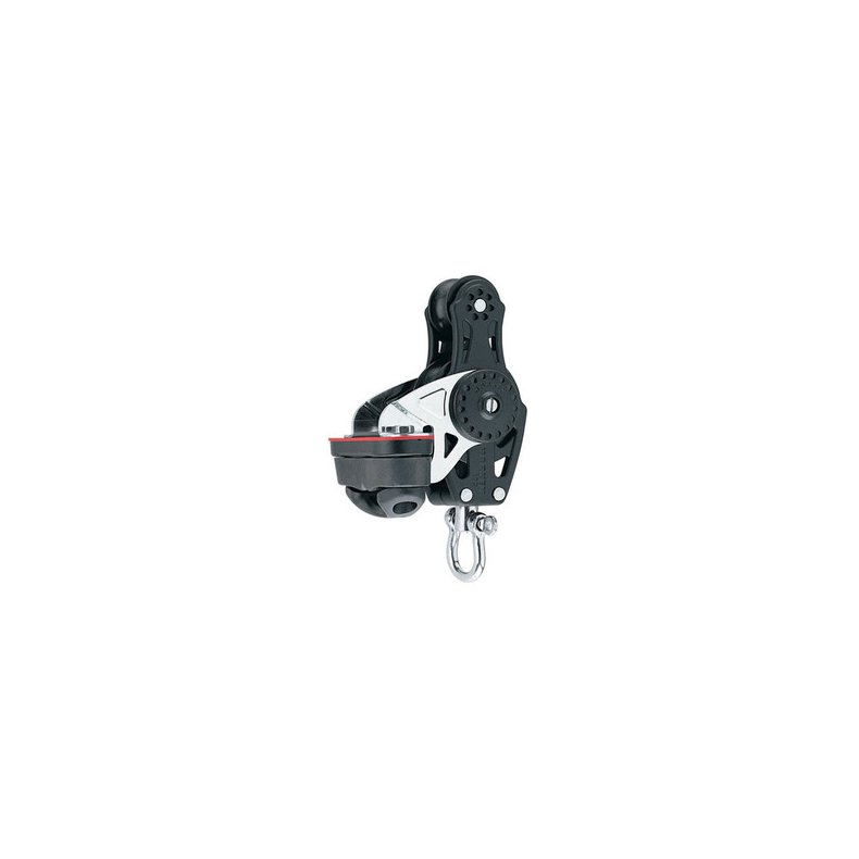 Harken Carbo Blok 40 mm enkelt, violin, Carbo-