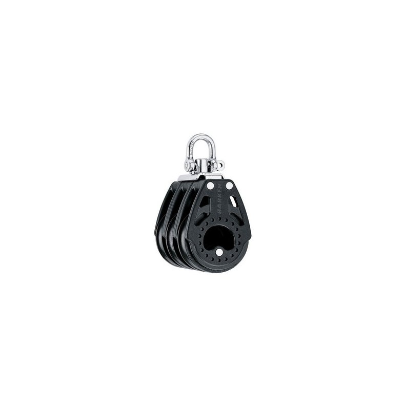 Harken Carbo Blok 75 mm tripel, svirvel