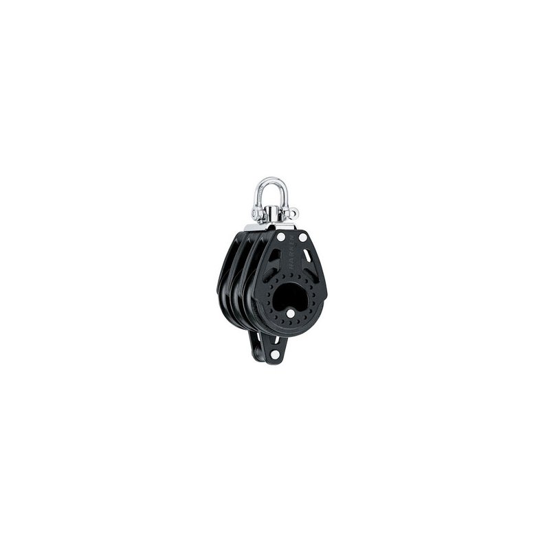 Harken Carbo Blok 75 mm tripel, svirvel, hunsvot