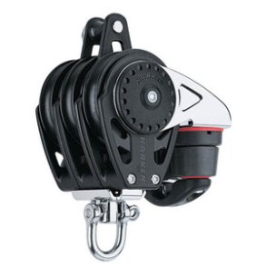Harken Carbo Blok 75 mm tripel, svirvel, hunsvot,