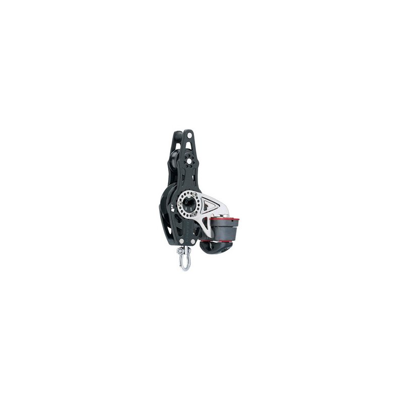 Harken Carbo Ratchet Blok 57 mm enkelt, hunsvot, v