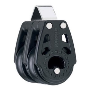 Harken Carbo Blok 29 mm dobbelt, bjle