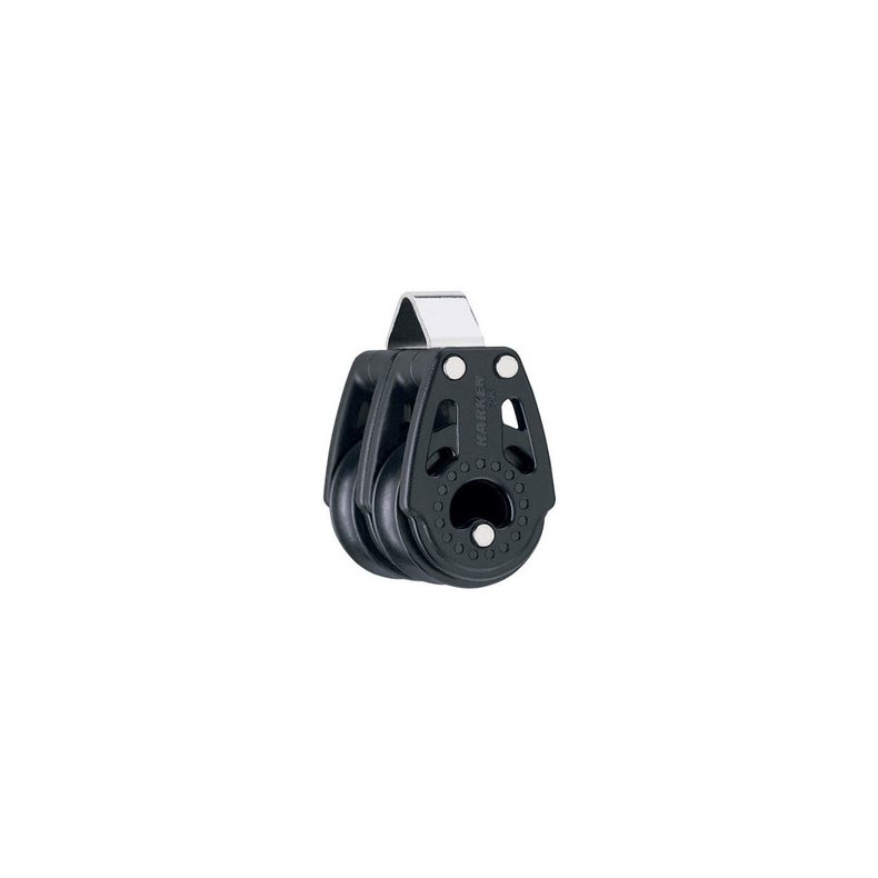 Harken Carbo Blok 29 mm dobbelt, bjle