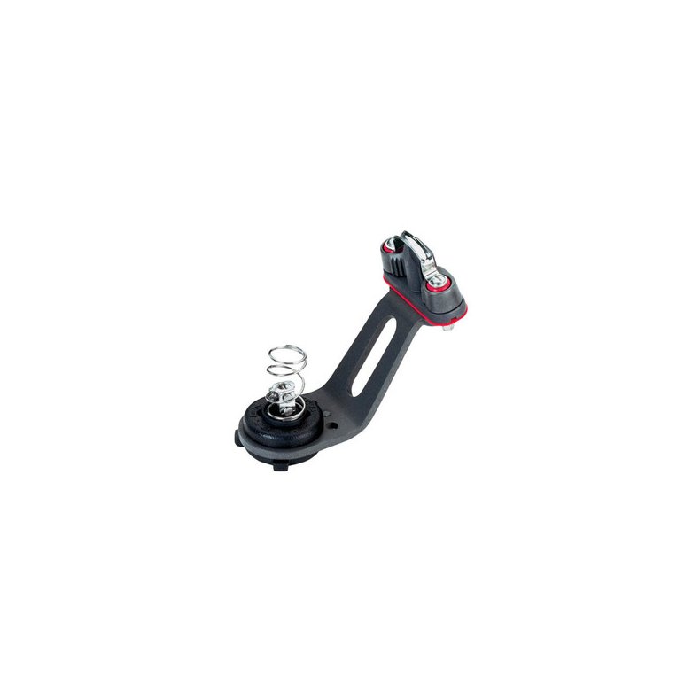 Harken Svingarm kort m.Cam-Cleat ,  svirvel base