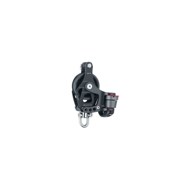 Harken Element blok 45 mm enkelt m. svirvel og Cam