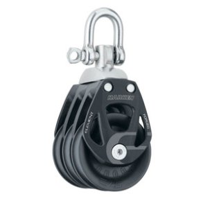Harken Element blok 45 mm tripple m. svirvel