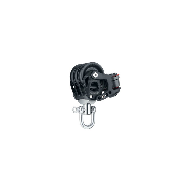 Harken Element blok 45 mm tripple m. svirvel og Ca