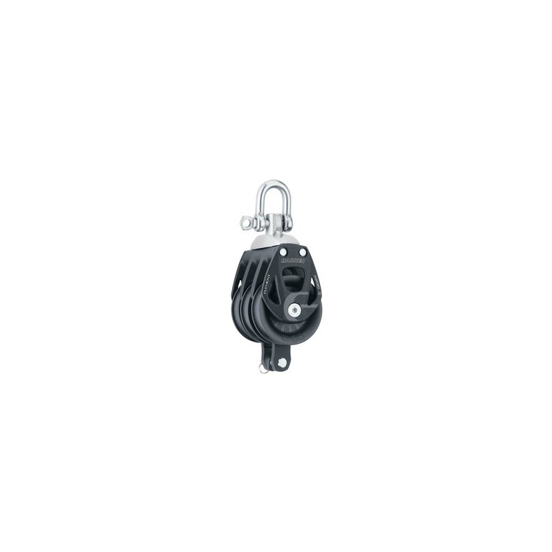 Harken Element blok 60 mm tripple m. svirvel og Ca