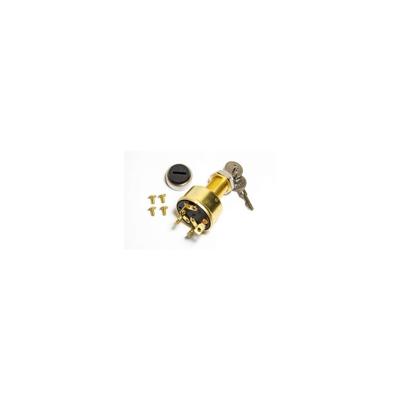 Sierra Switch, Ignition Brass 4 Pos Con Cap