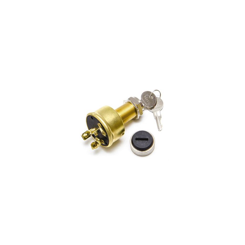 Sierra Switch, Ignition Brass 3 Pos Con Cap