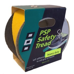 PSP Anti-skrid Tape HD 50mmx5mtr. gul/sort