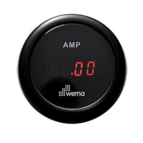 Wema  Amp.meter st +/- 150 Amp. Sort RF